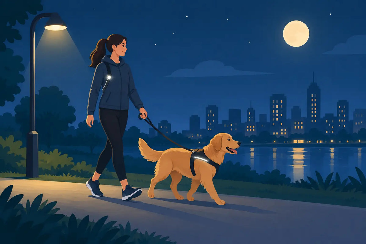A Guide to Safe Night Walks With Your Dog