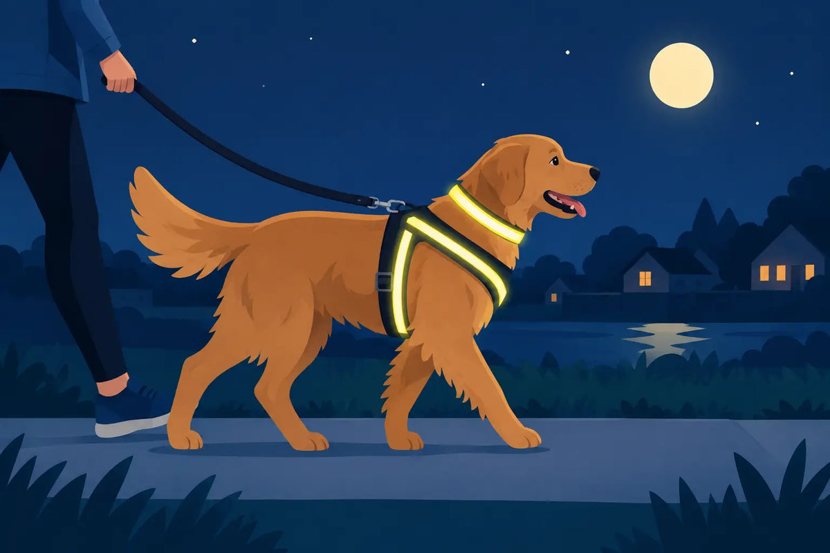 Nighttime Dog Visibility: No More Midnight Getaways