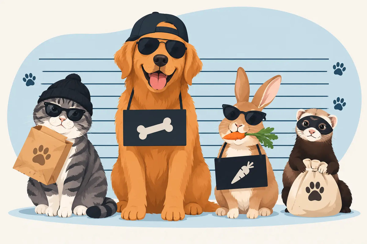 Funny Pet Gifts for Animals With a Rap Sheet