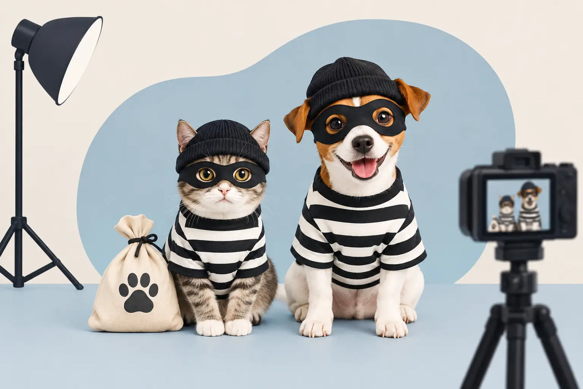 Pet Costume Photoshoot Tips for Tiny Criminals