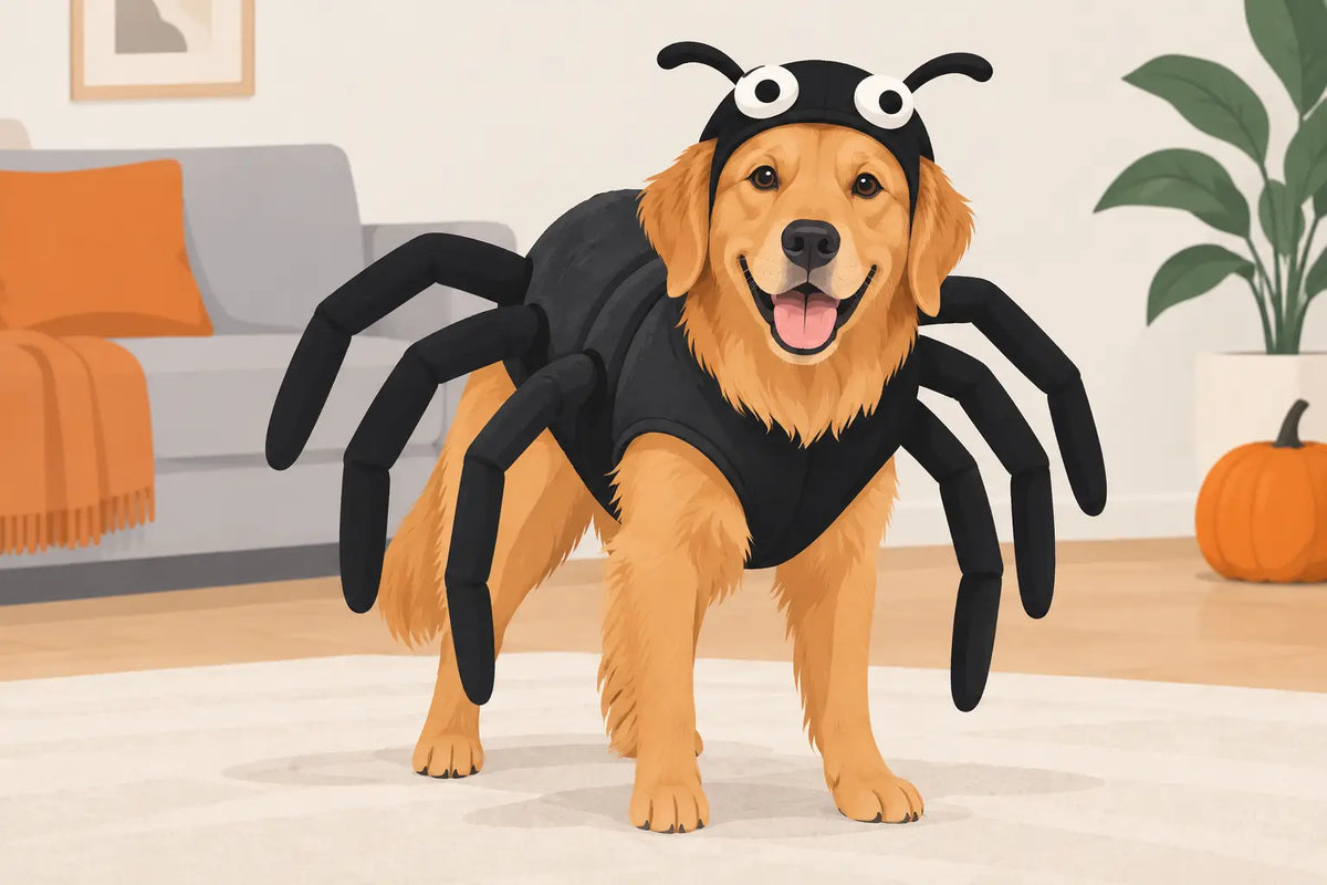 Spider Costume for Dogs That Won’t Start a Revolt. 