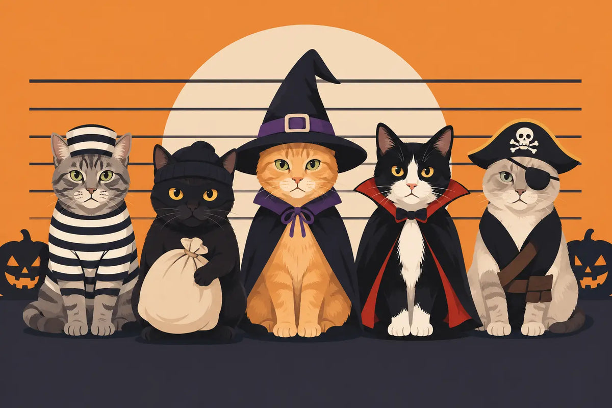 15 Cat Halloween Costume Ideas for Petty Criminals