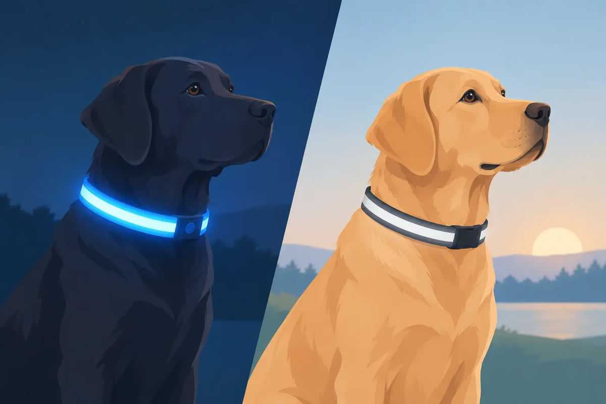 LED Collar Versus Reflective Collar: Which Works?