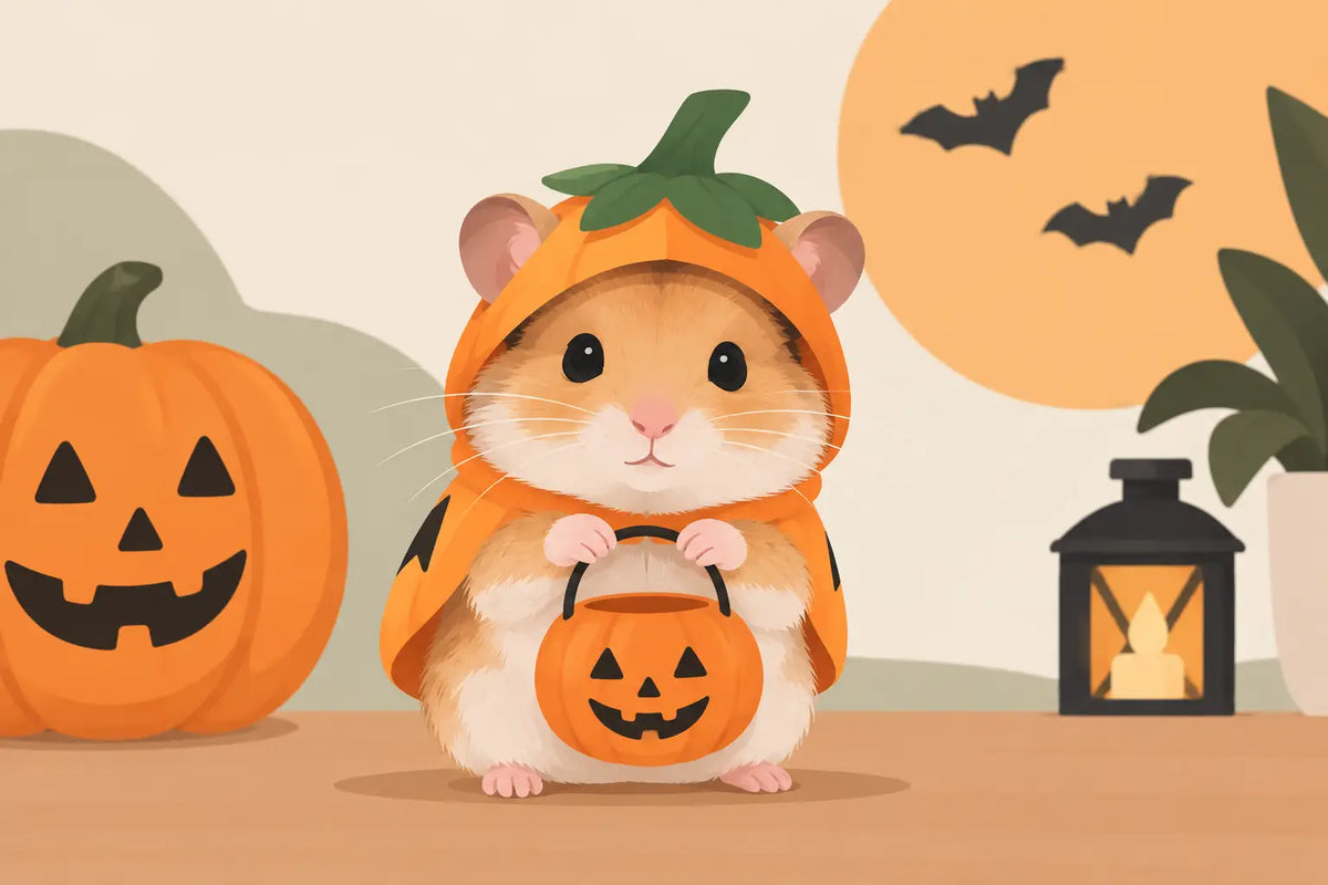 Hamster Halloween Costume Safety for Tiny Offenders