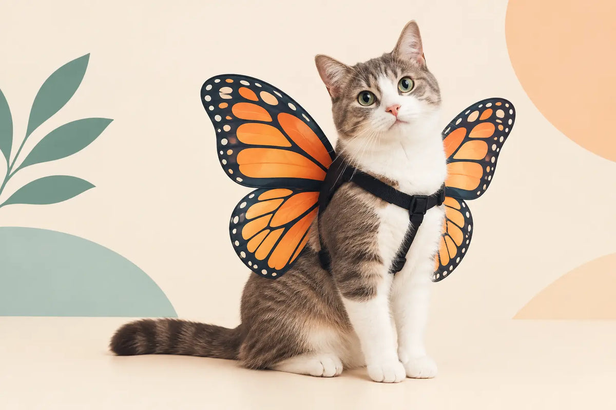 Butterfly Wings for Cats That Actually Stay On