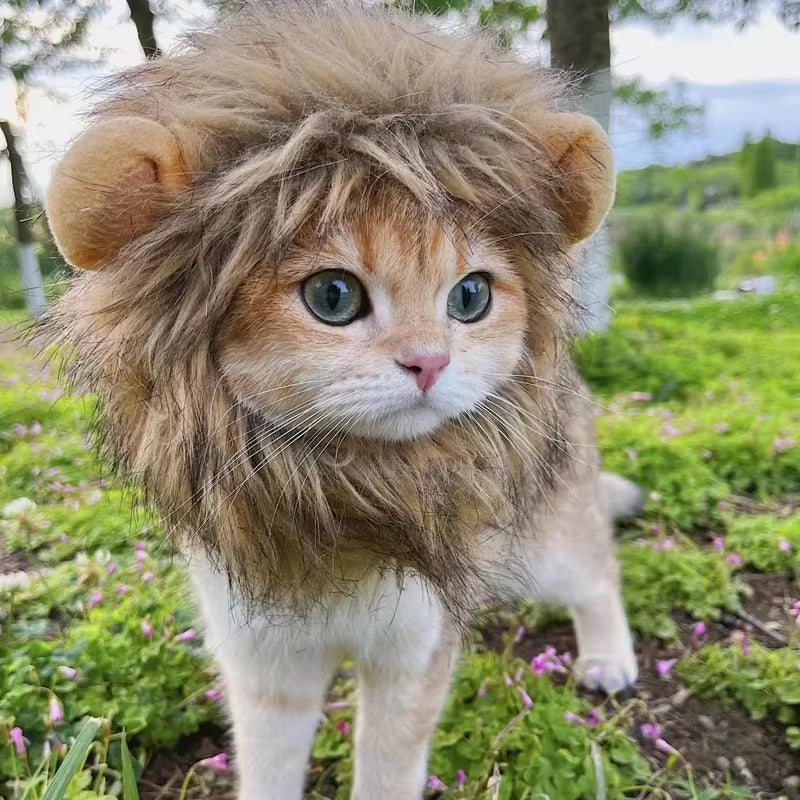 Mane Suspect™ – Brown Lion Mane Pet Costume