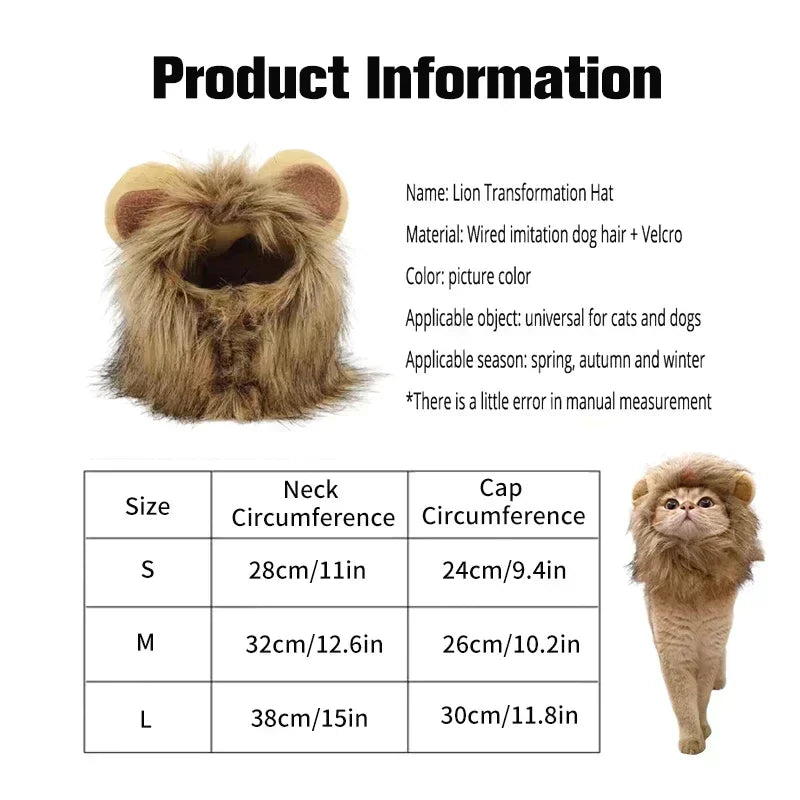 Mane Suspect™ – Lion Mane Pet Costumes