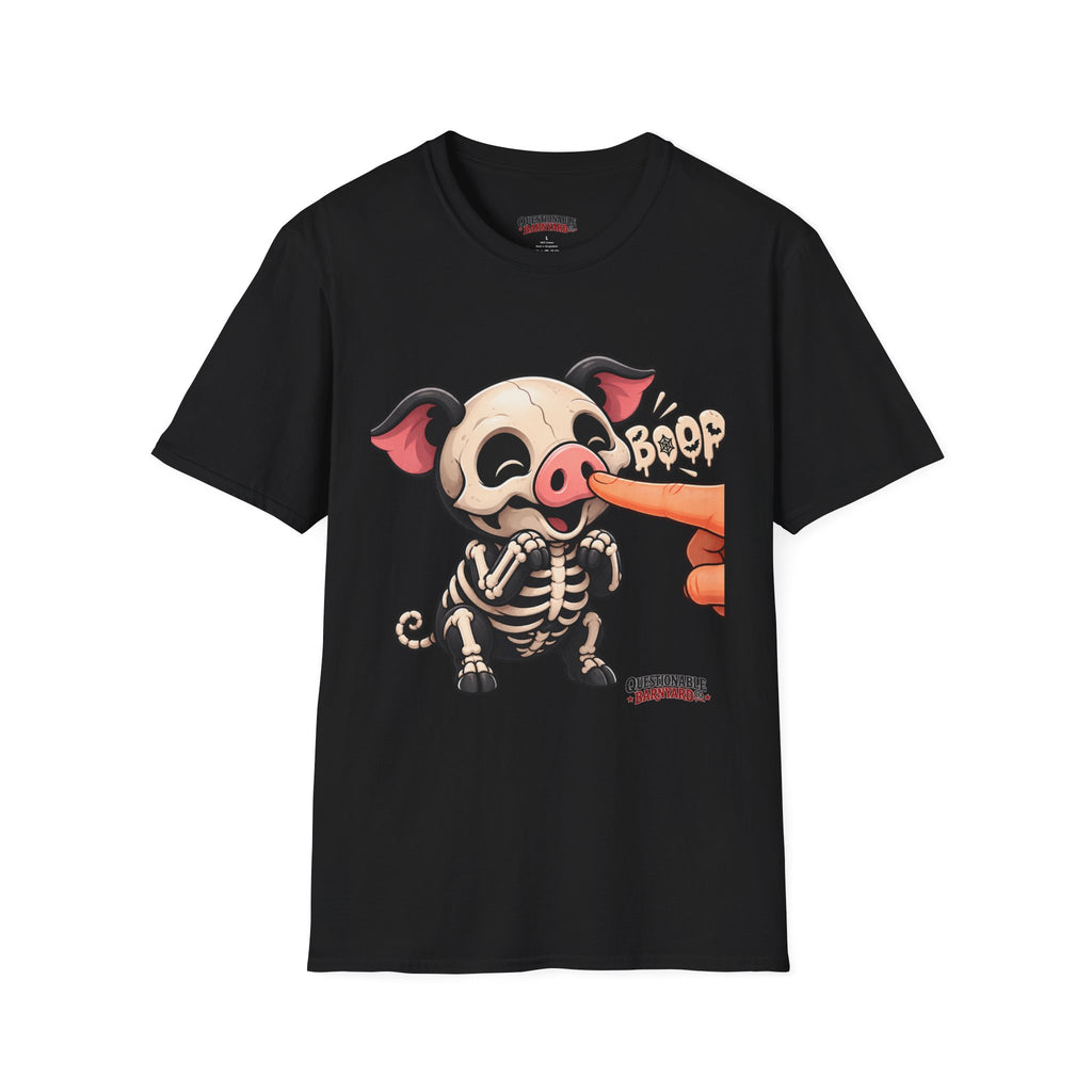 BOOP™ Skeleton Pig Unisex Softstyle T-Shirt