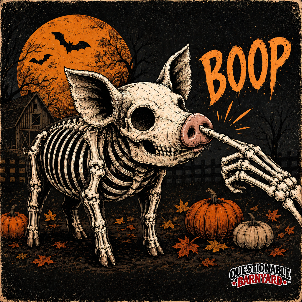 Pork to the Bone™ Halloween Pig T-Shirt