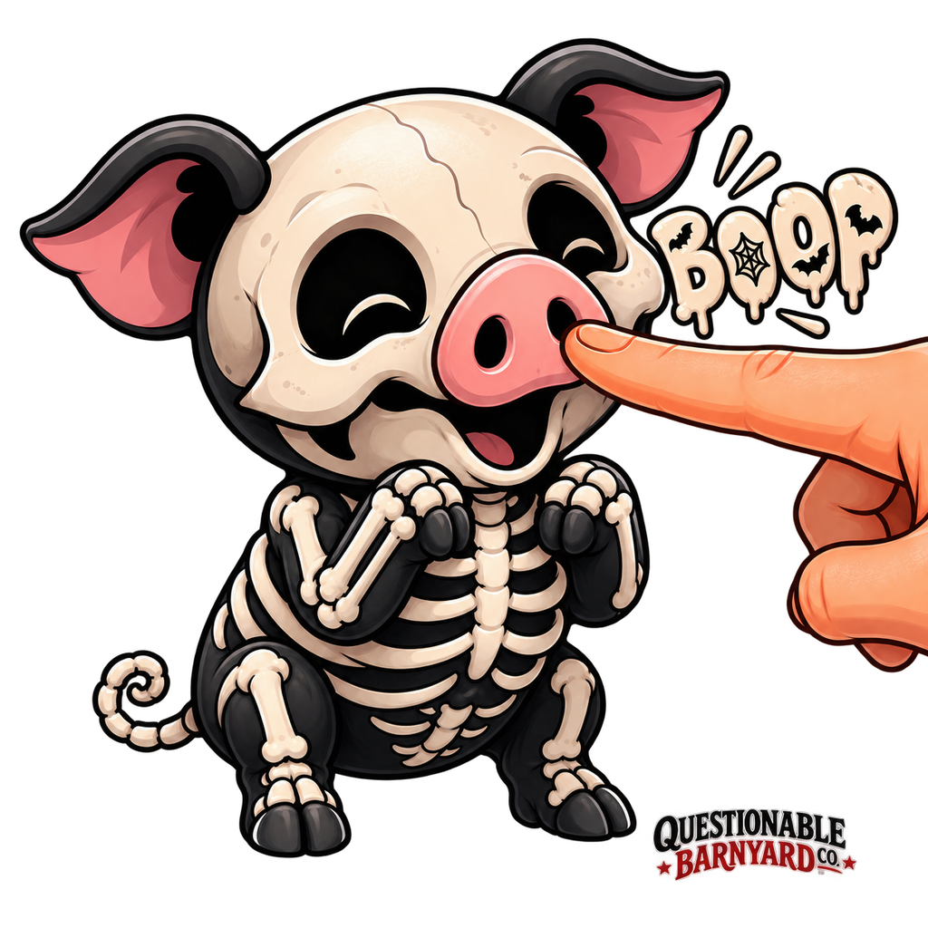 BOOP™ Skeleton Pig Unisex Softstyle T-Shirt