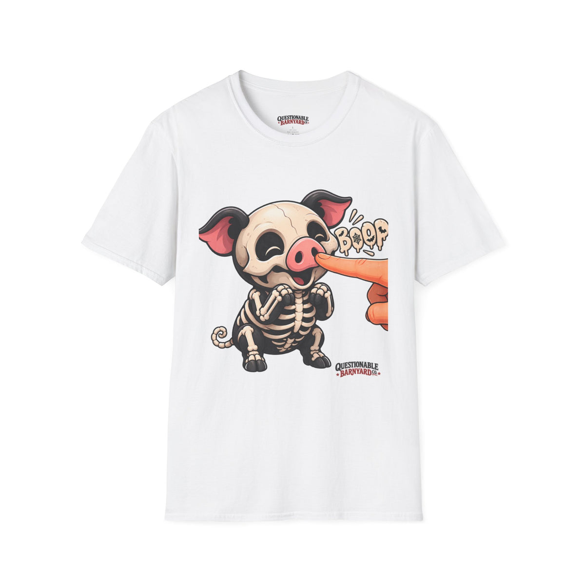 BOOP™ Skeleton Pig Unisex Softstyle T-Shirt