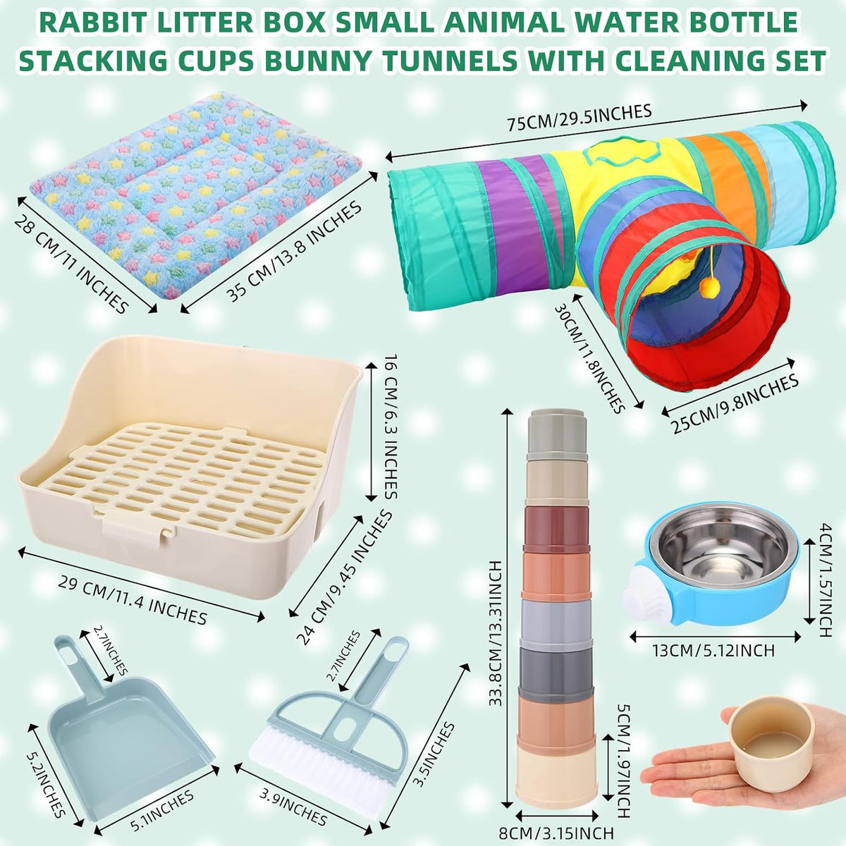 The Flop House™ – 34-Piece Rabbit Starter Kit 🐰