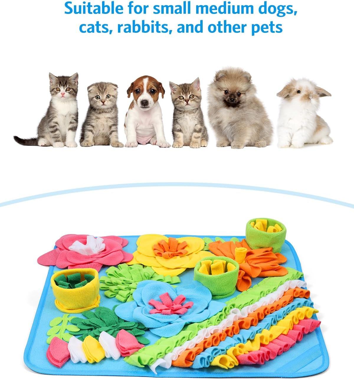 🐷 🐷 The Snuffle Shuffle™ Foraging Mat – 20"
