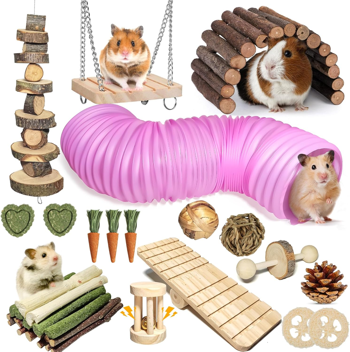 The Tiny Trouble Park™ | 40-Piece Small Pet Playground