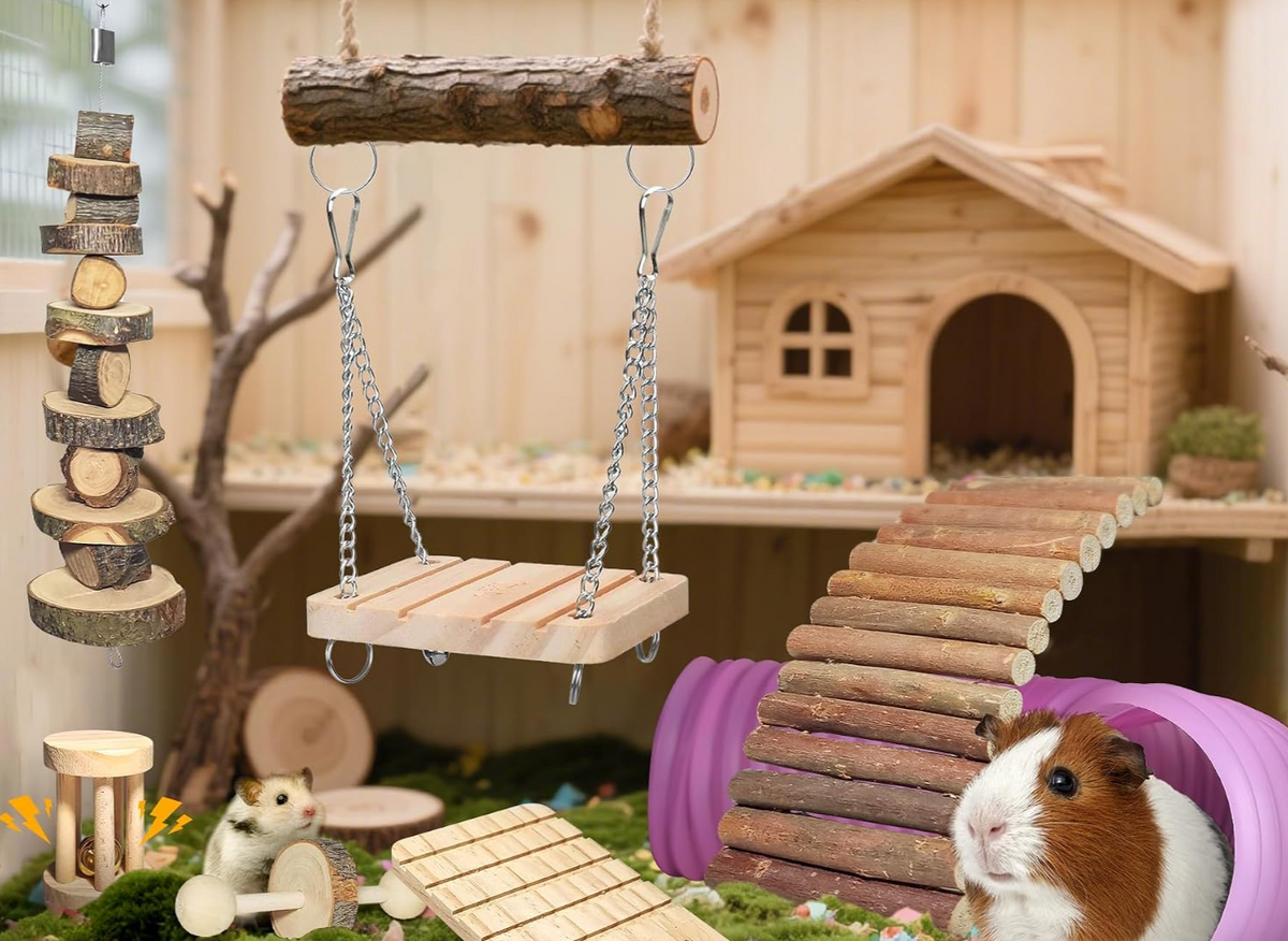 The Tiny Trouble Park™ | 40-Piece Small Pet Playground