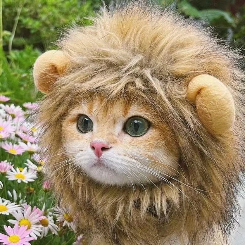 Mane Suspect™ – Brown Lion Mane Pet Costume
