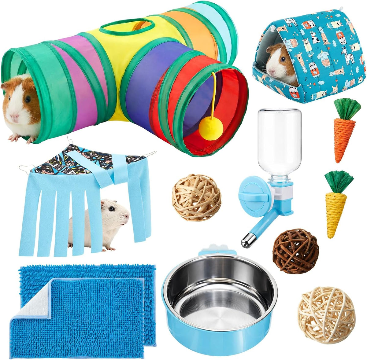The Tiny Tenant™ – 12-Piece Guinea Pig Starter Set
