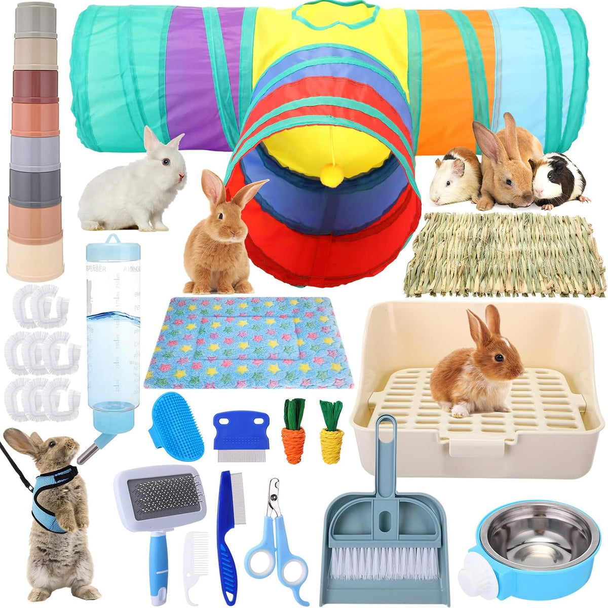 The Flop House™ – 34-Piece Rabbit Starter Kit 🐰