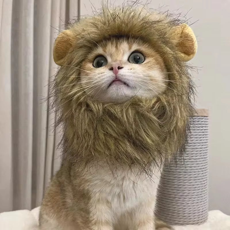 Mane Suspect™ – Brown Lion Mane Pet Costume