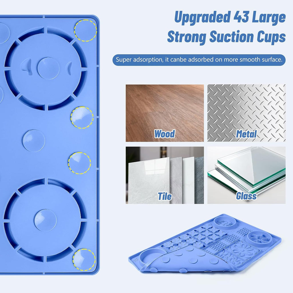 🐷 The Piggy Platter™ XL Foraging & Lick Mat – 32" × 20"